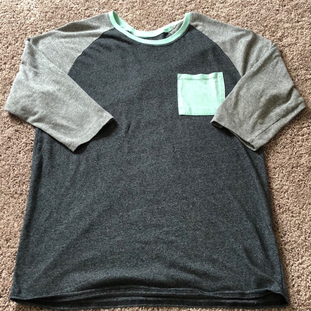 Multi Colored Baseball 3/4 Sleeve Size XL